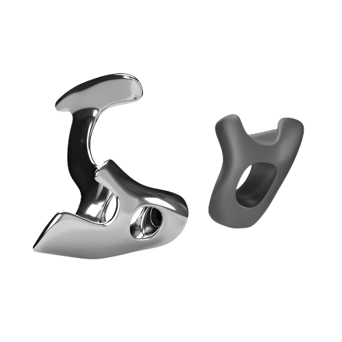 Titanium earmolds - hearing aids